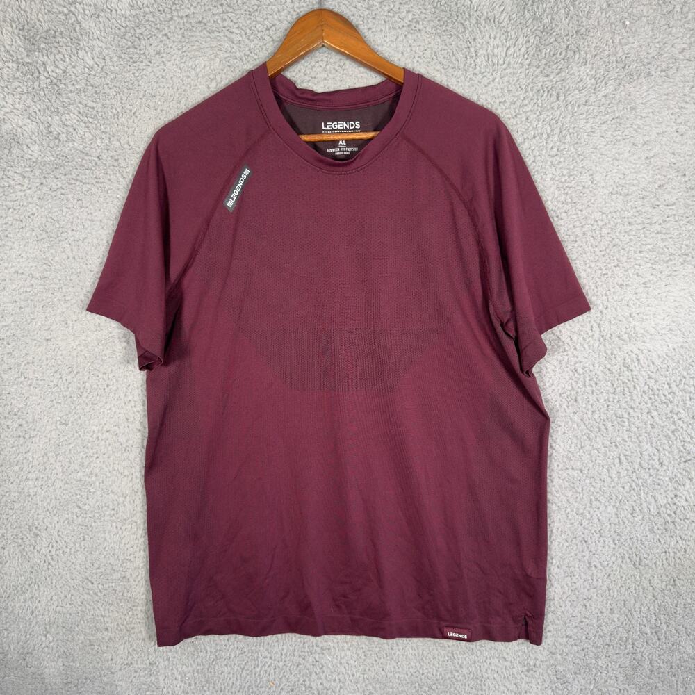 Legends Shirt Mens XL Performance Running Gym Workout Athleisure Casual